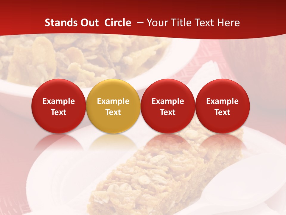 Sphere Cube Tall PowerPoint Template