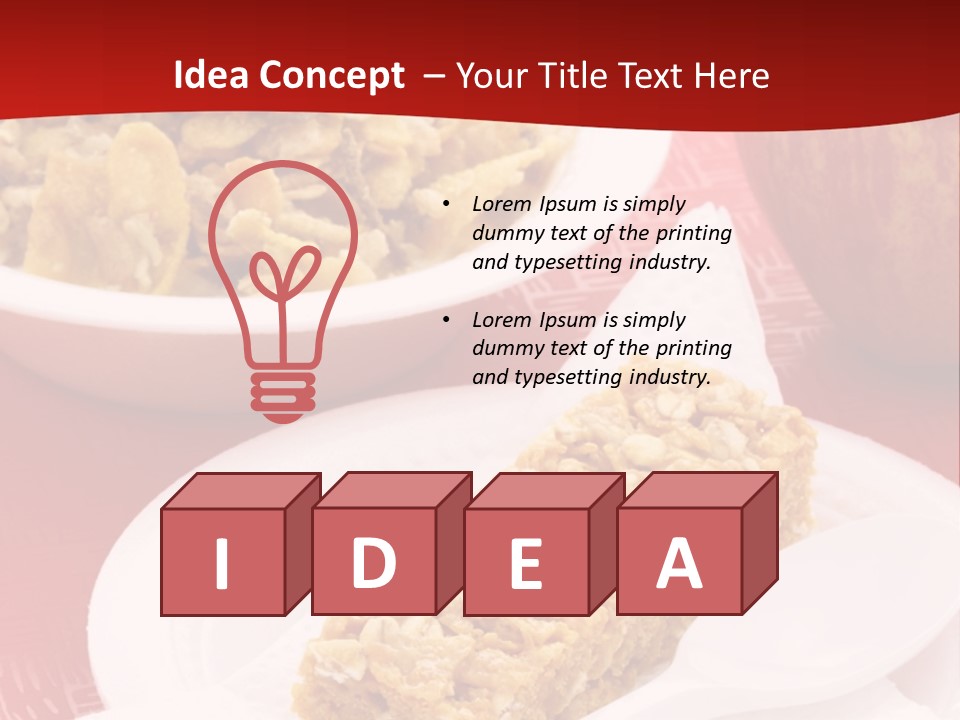 Sphere Cube Tall PowerPoint Template