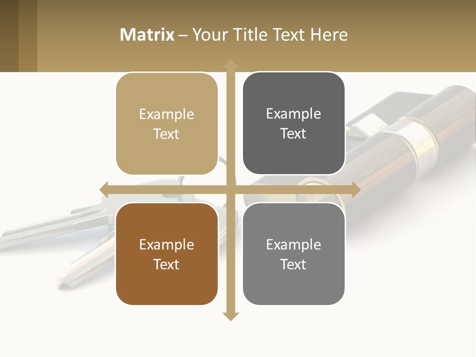 Cube House World PowerPoint Template