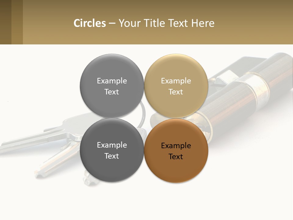 Cube House World PowerPoint Template