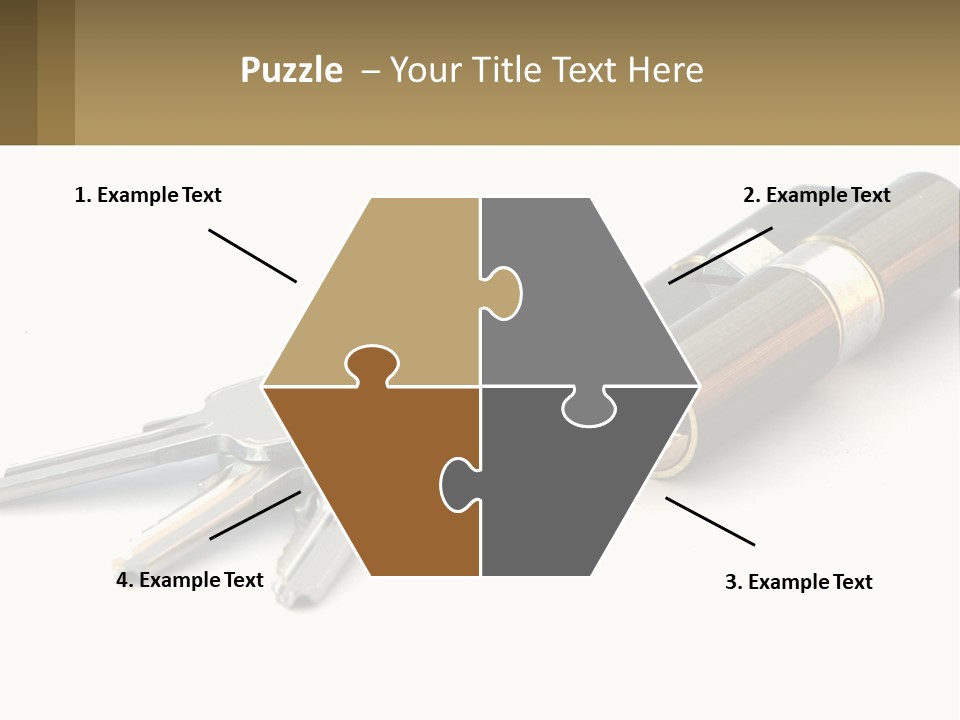 Cube House World PowerPoint Template