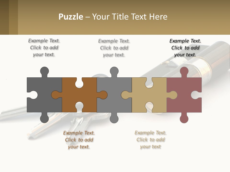 Cube House World PowerPoint Template