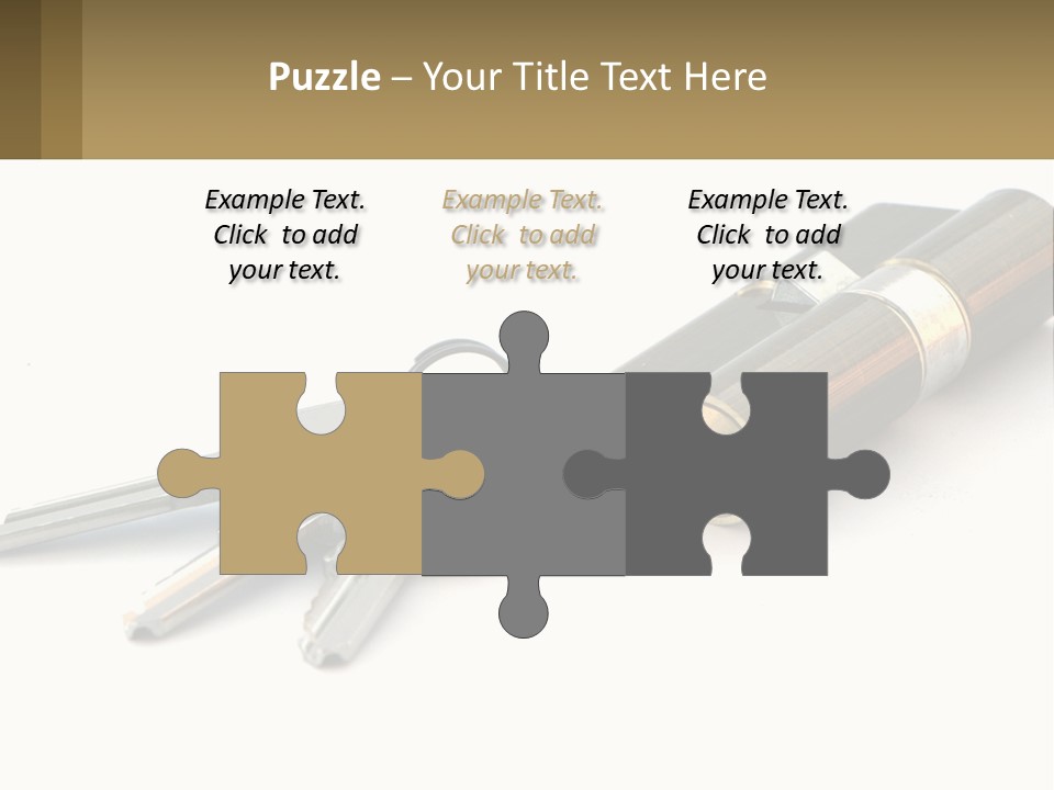 Cube House World PowerPoint Template