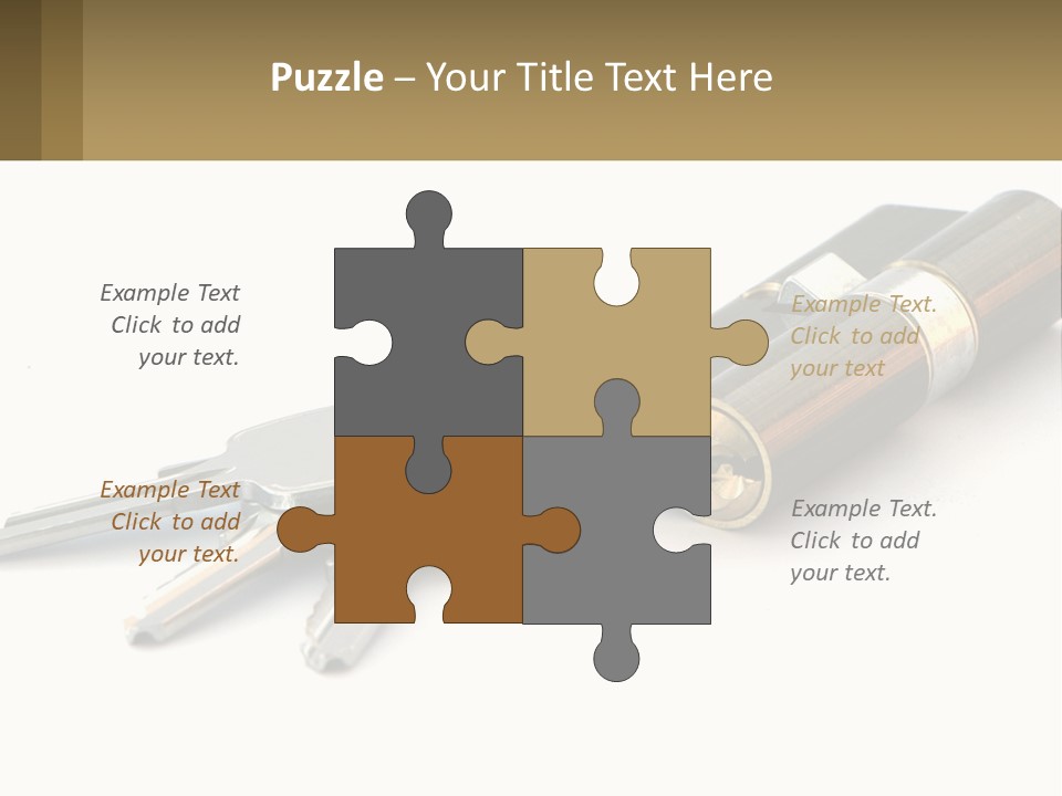 Cube House World PowerPoint Template