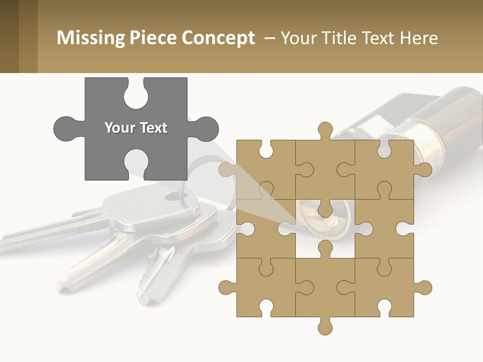 Cube House World PowerPoint Template