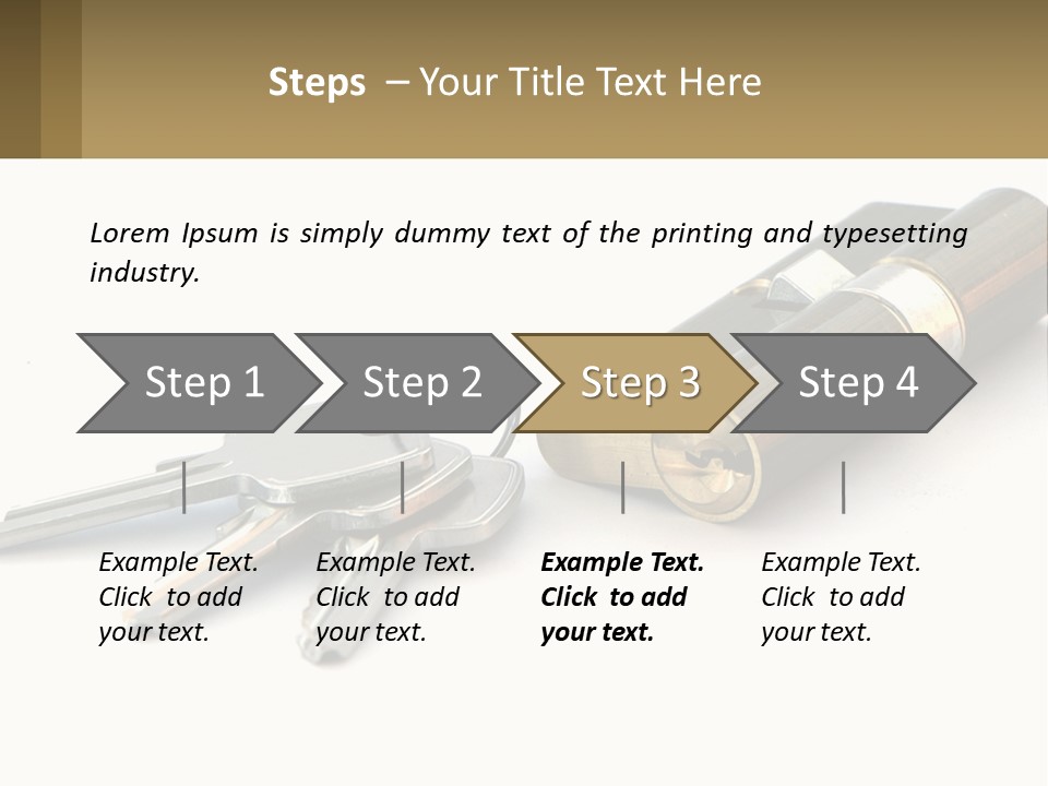 Cube House World PowerPoint Template