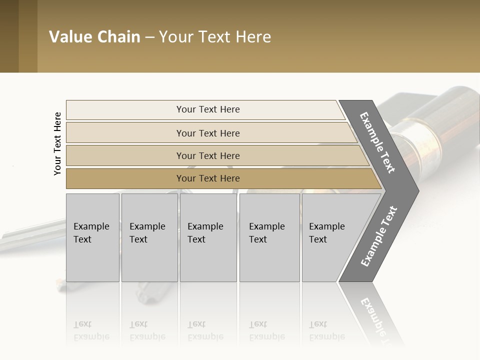 Cube House World PowerPoint Template