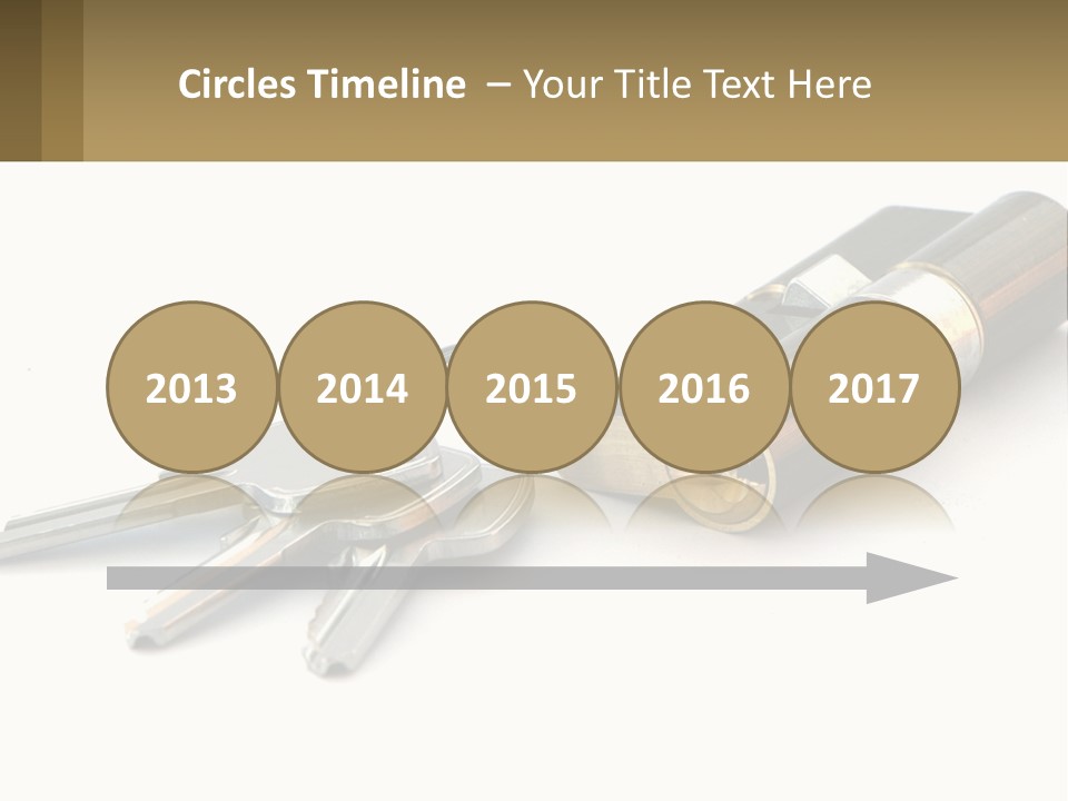 Cube House World PowerPoint Template