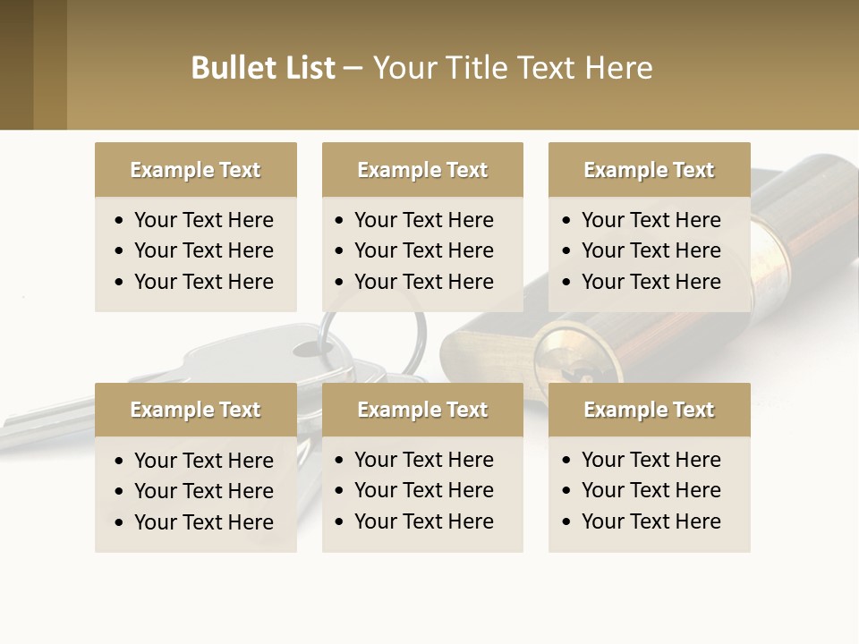 Cube House World PowerPoint Template