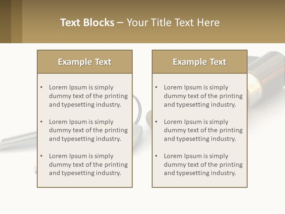Cube House World PowerPoint Template
