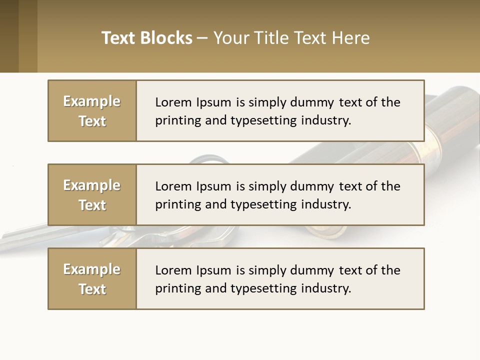 Cube House World PowerPoint Template