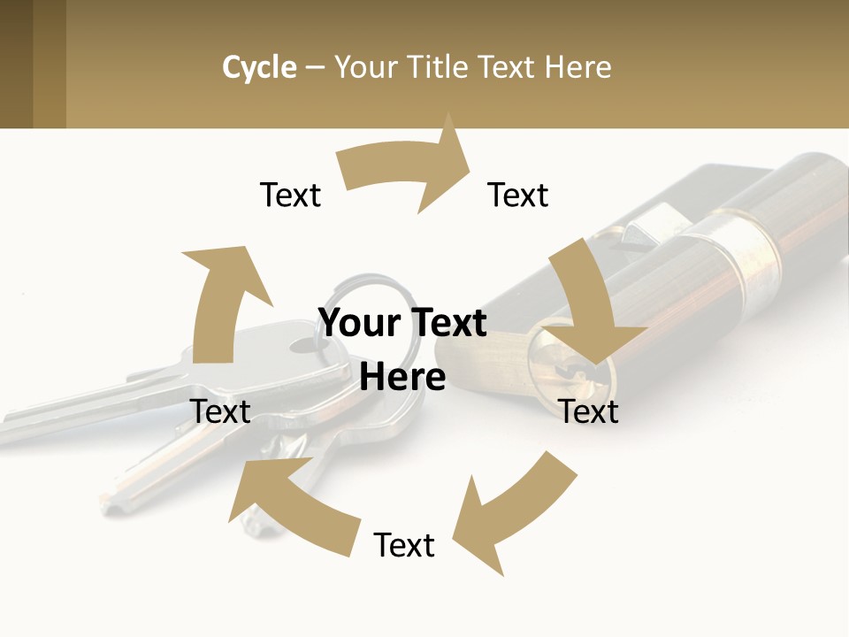 Cube House World PowerPoint Template