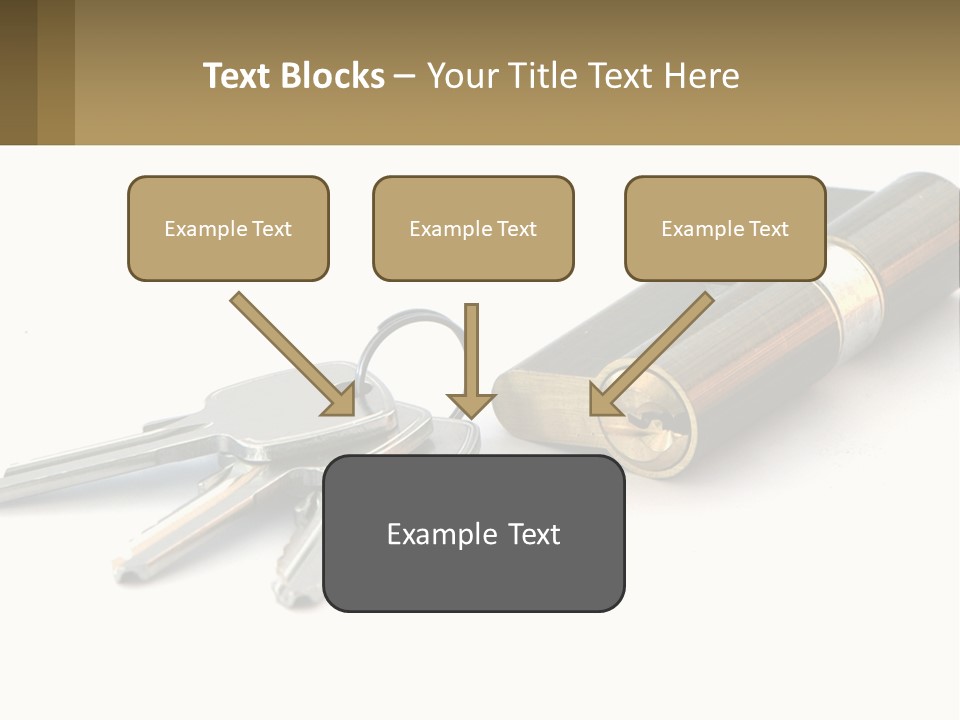 Cube House World PowerPoint Template
