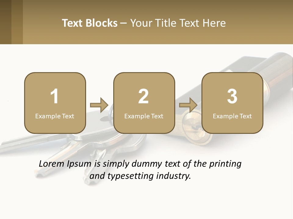 Cube House World PowerPoint Template