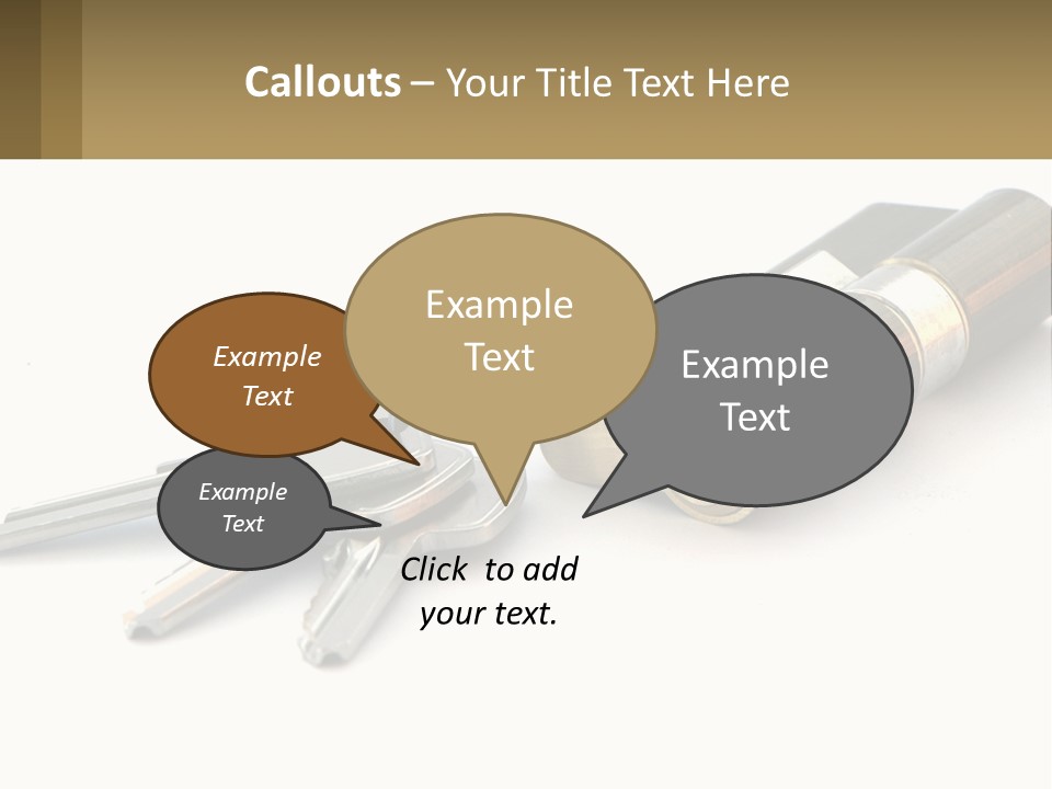 Cube House World PowerPoint Template