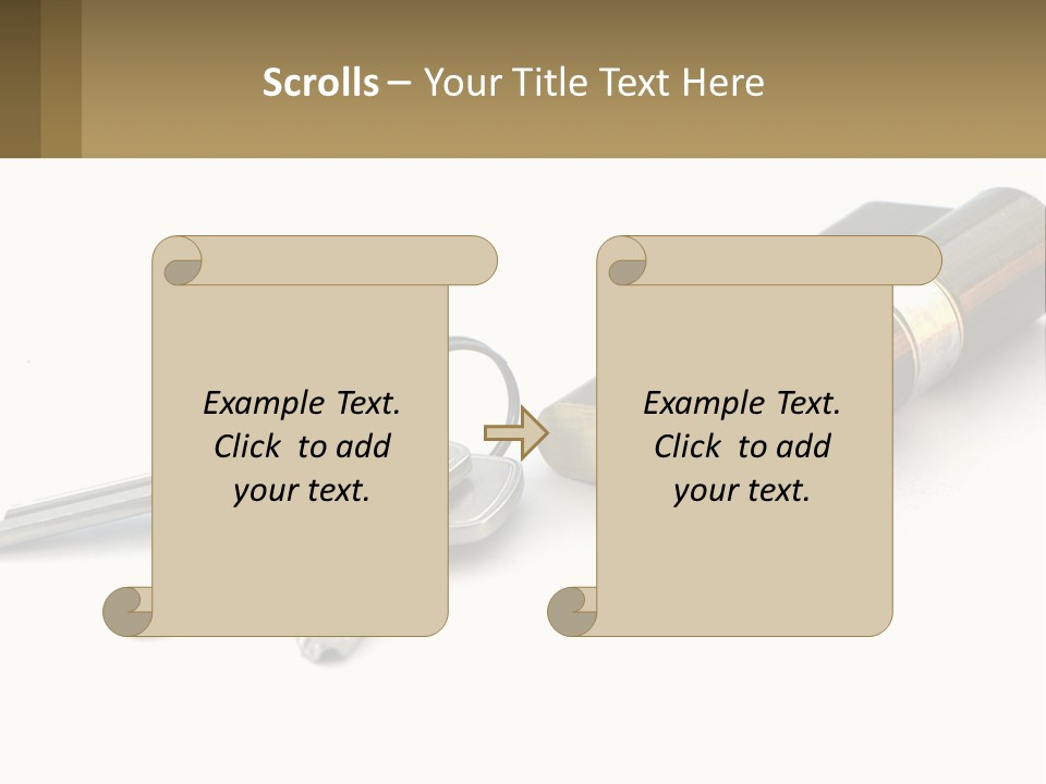Cube House World PowerPoint Template
