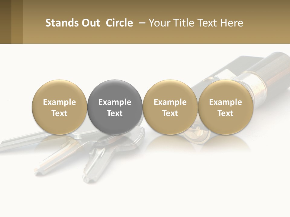 Cube House World PowerPoint Template