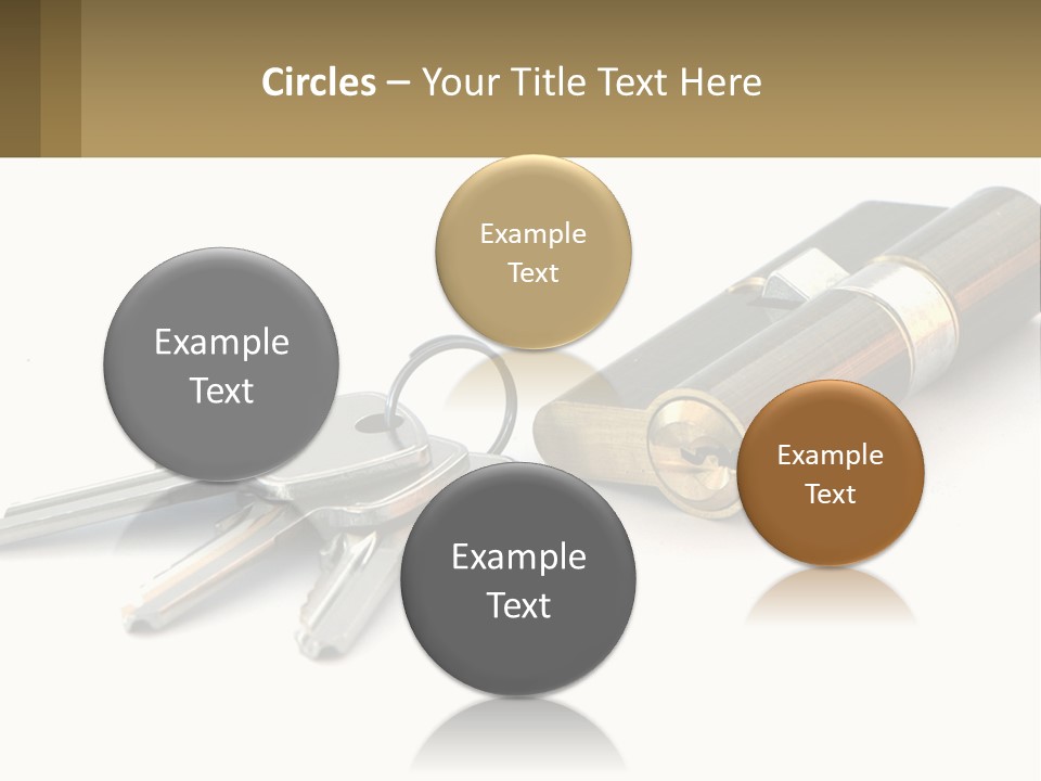 Cube House World PowerPoint Template