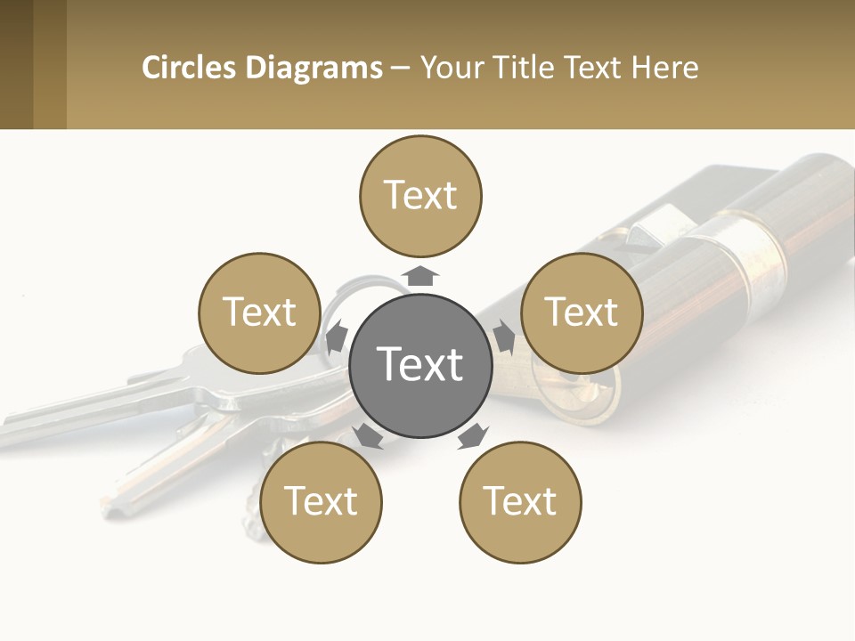 Cube House World PowerPoint Template