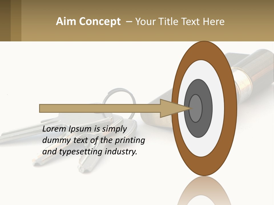 Cube House World PowerPoint Template