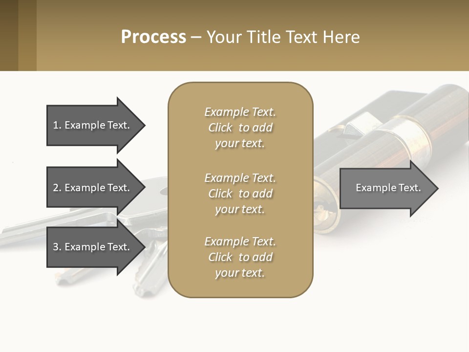 Cube House World PowerPoint Template