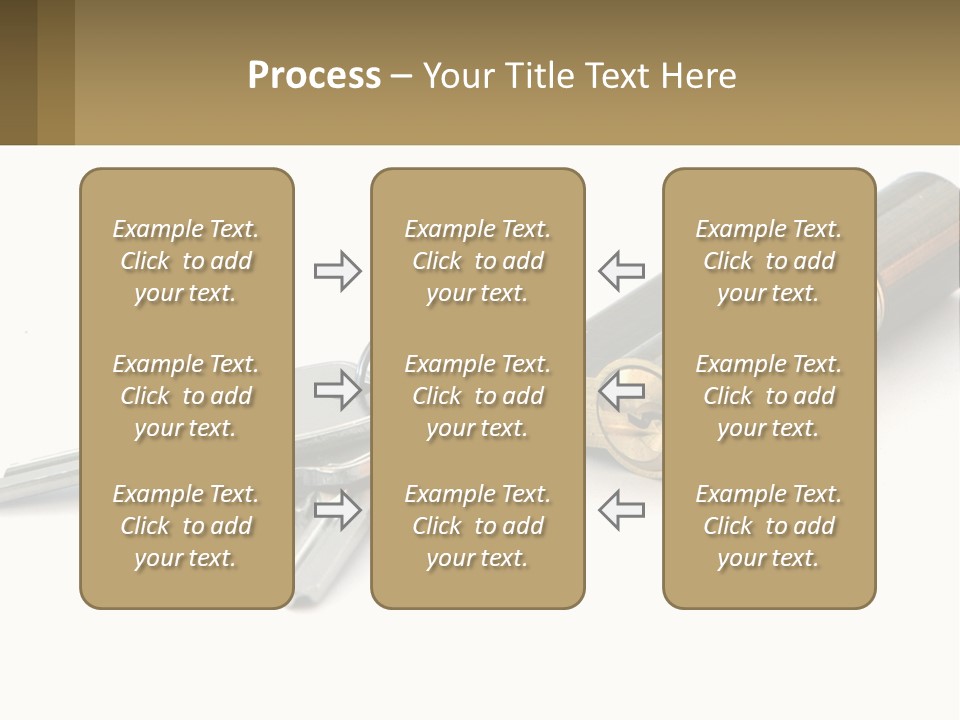 Cube House World PowerPoint Template