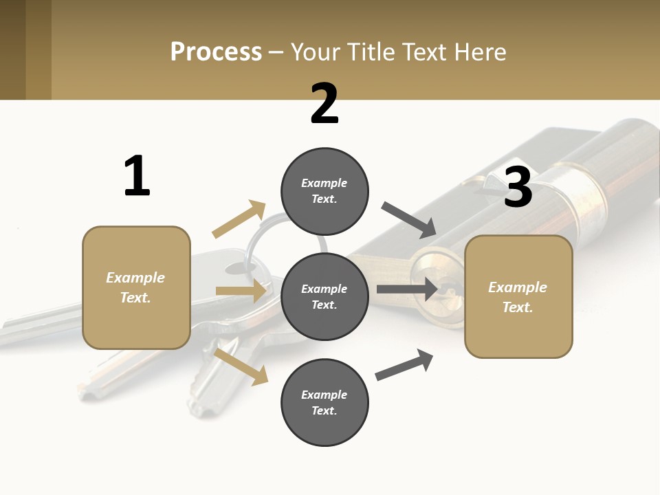 Cube House World PowerPoint Template