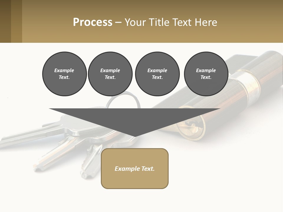 Cube House World PowerPoint Template