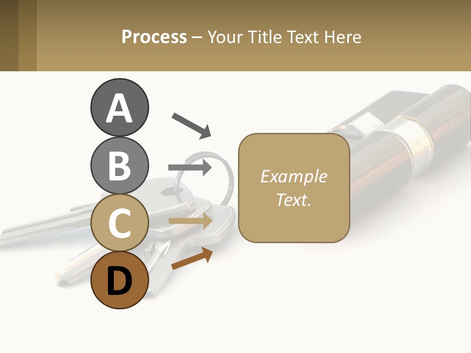 Cube House World PowerPoint Template