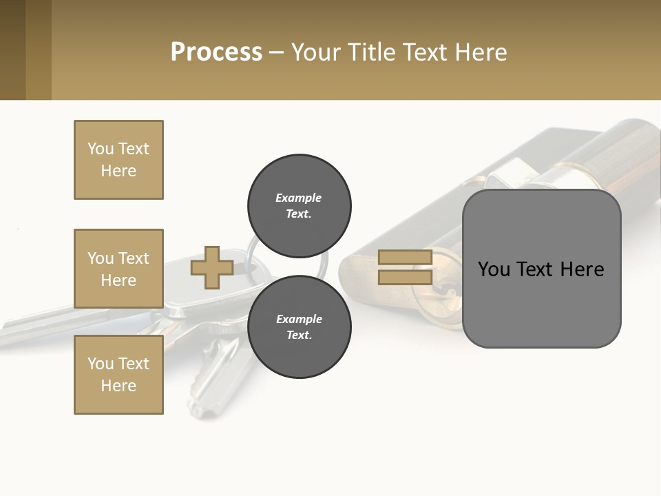 Cube House World PowerPoint Template