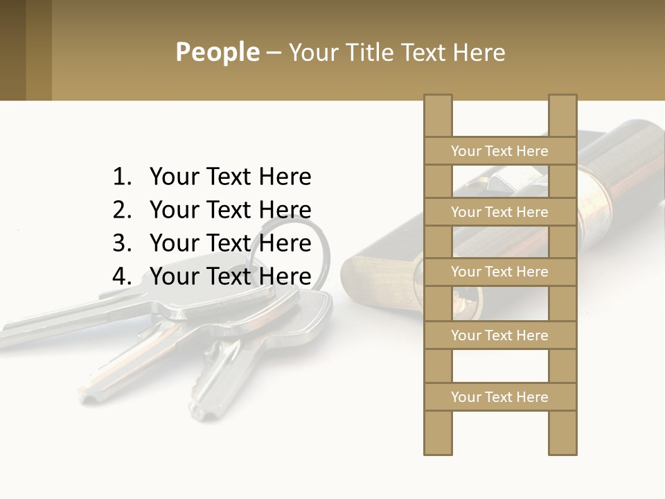 Cube House World PowerPoint Template