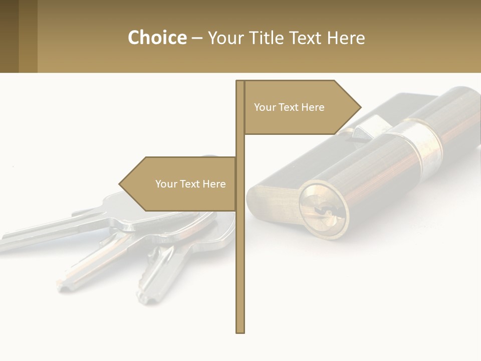 Cube House World PowerPoint Template