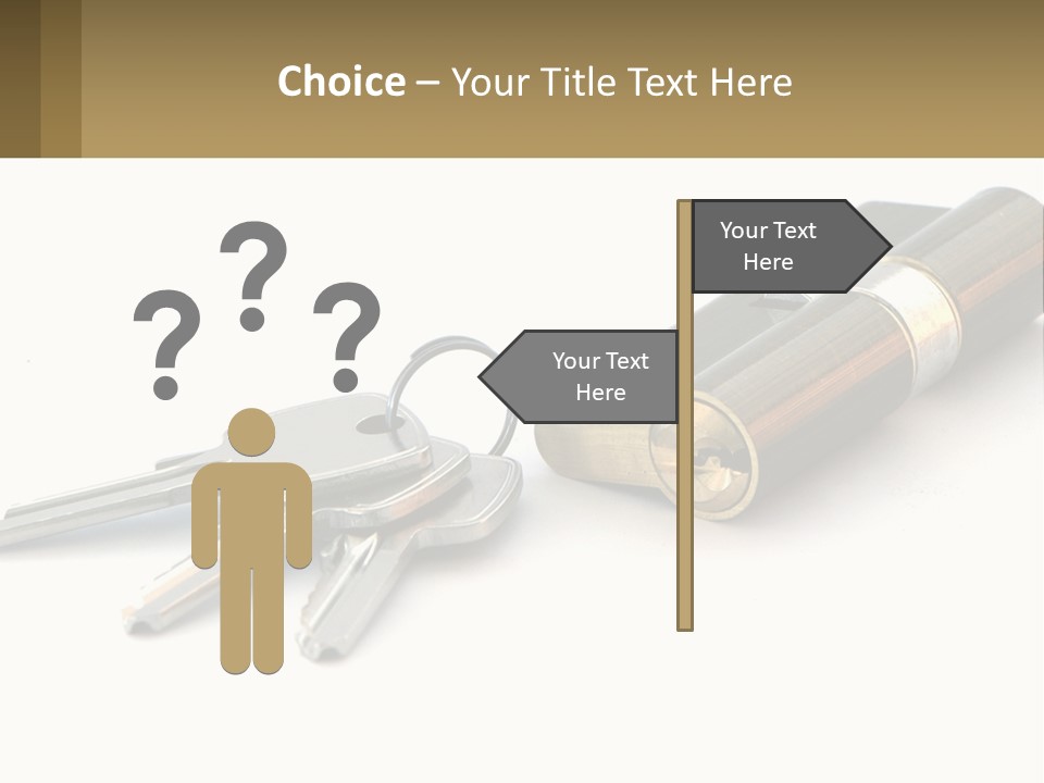 Cube House World PowerPoint Template