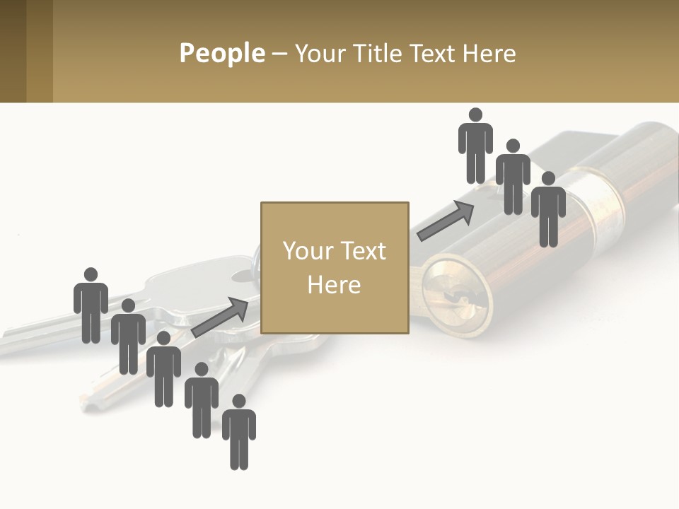 Cube House World PowerPoint Template