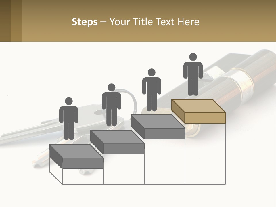 Cube House World PowerPoint Template