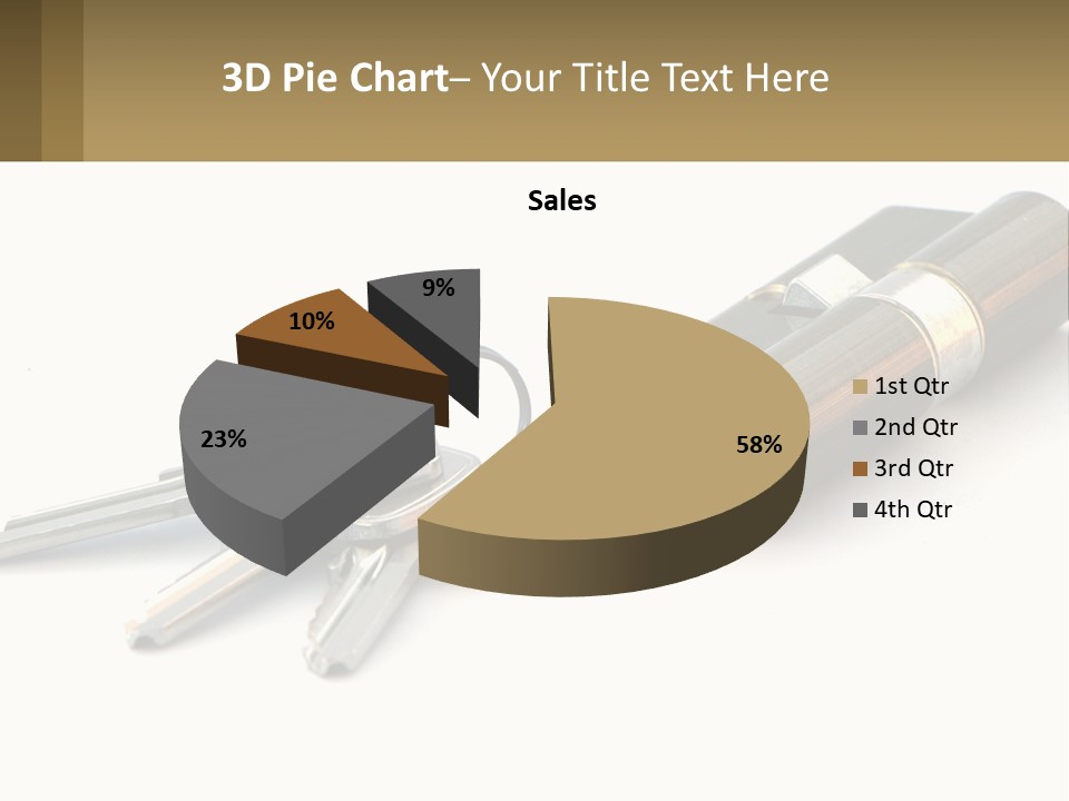 Cube House World PowerPoint Template
