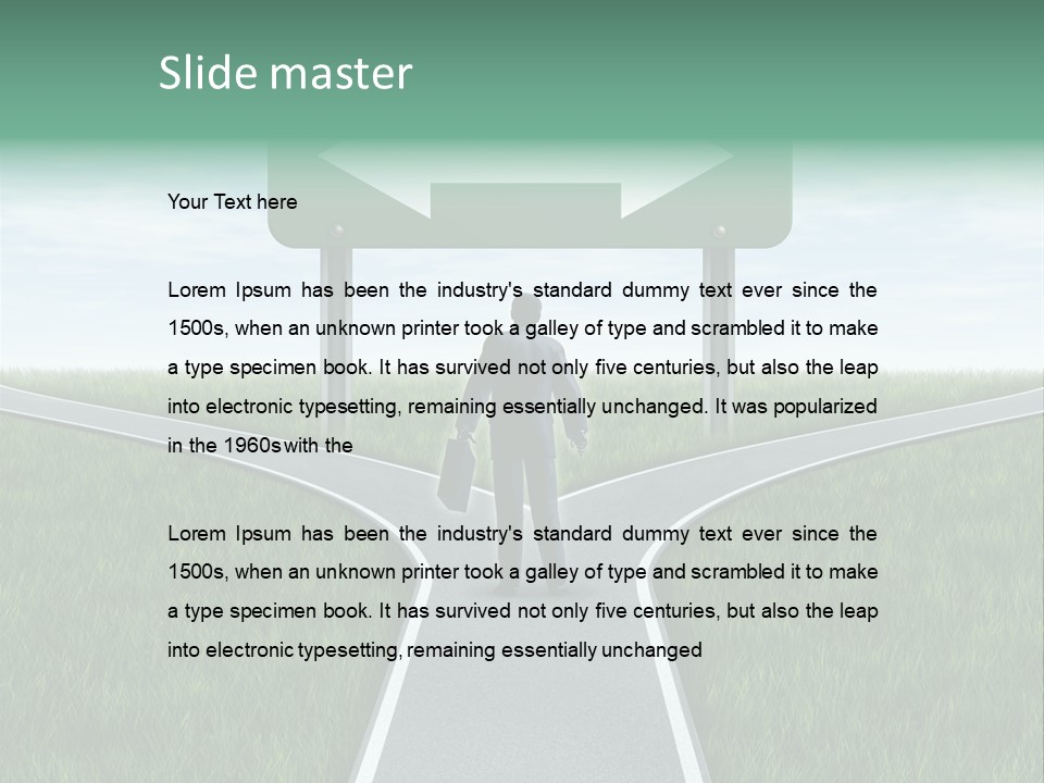 Ball World Render PowerPoint Template