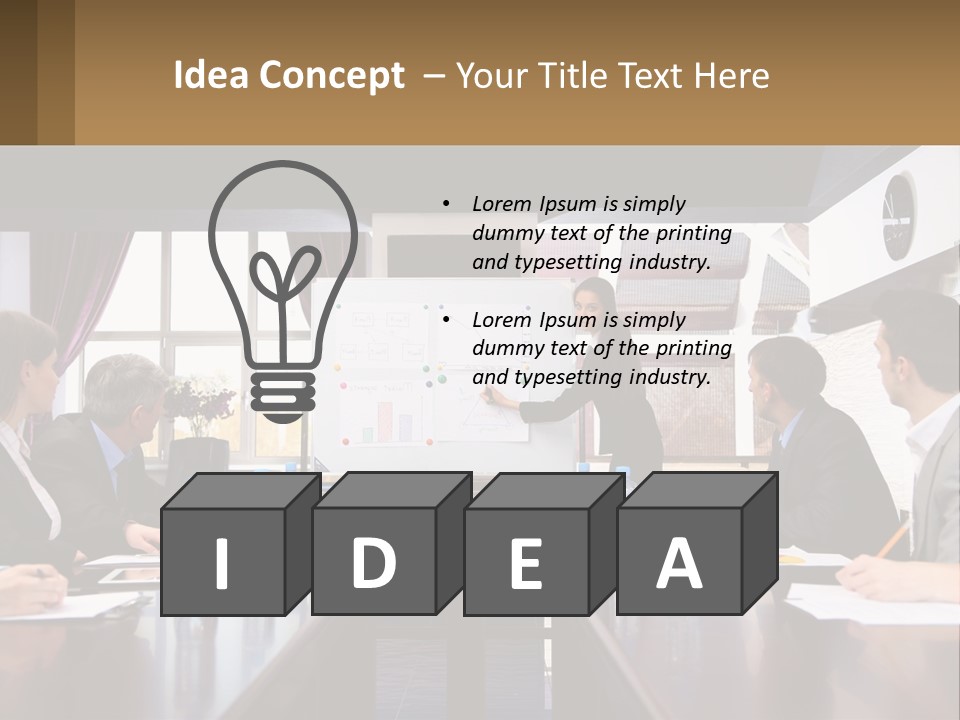 Illustration Background Ball PowerPoint Template