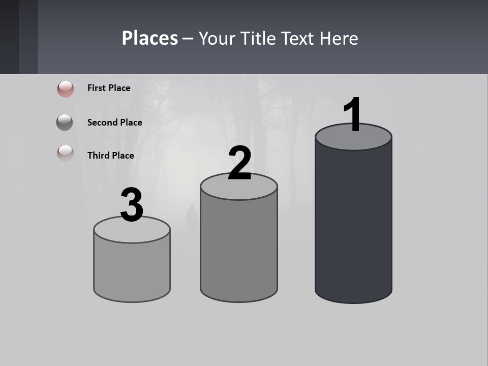 Downtown Cityscape Global PowerPoint Template