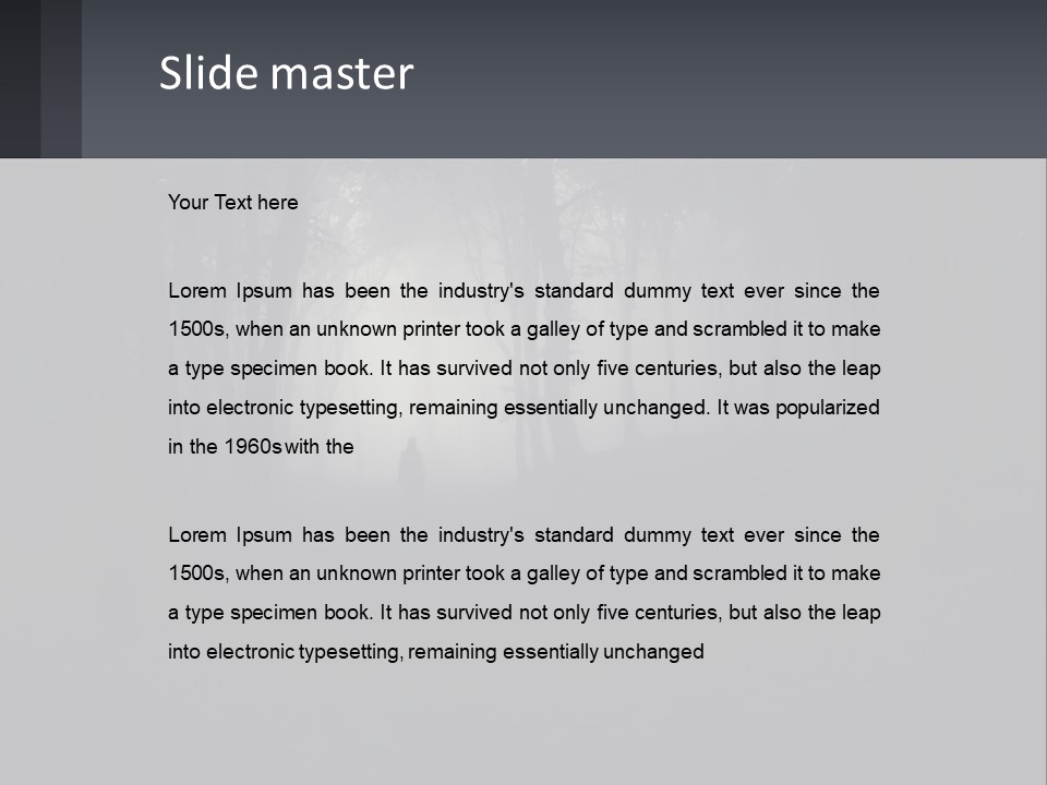 Downtown Cityscape Global PowerPoint Template