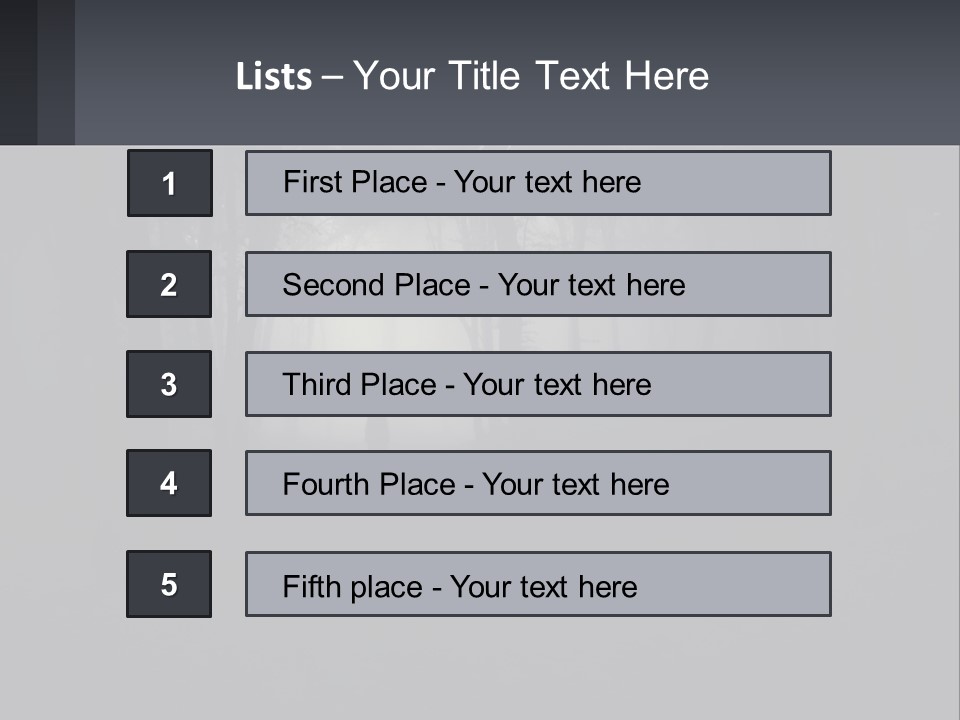 Downtown Cityscape Global PowerPoint Template