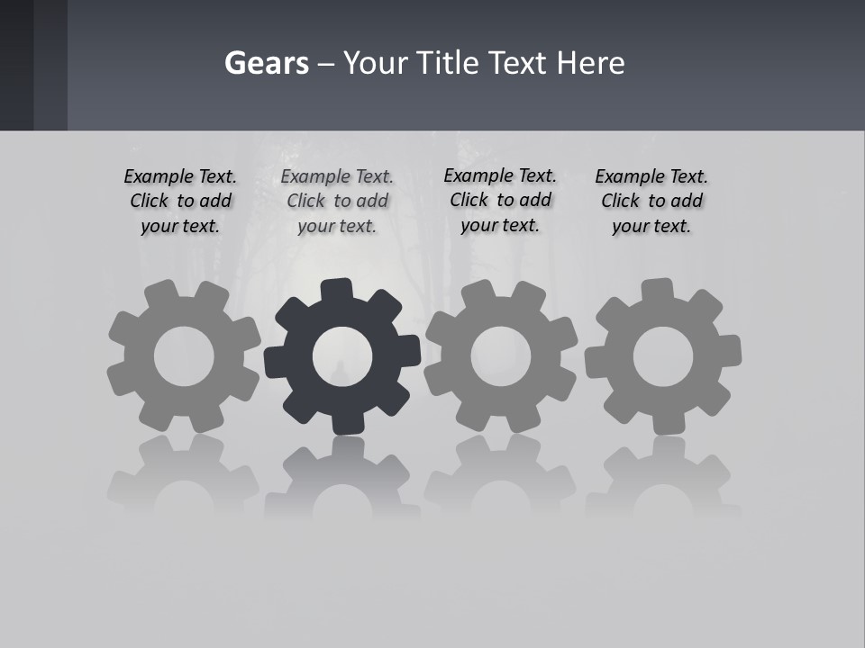 Downtown Cityscape Global PowerPoint Template