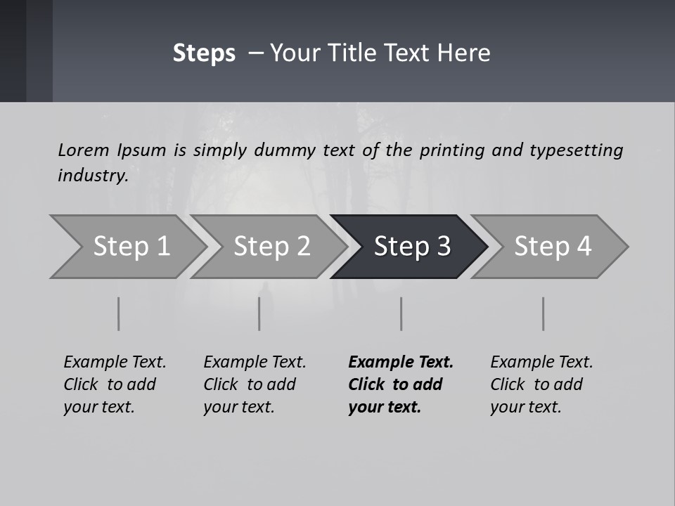 Downtown Cityscape Global PowerPoint Template