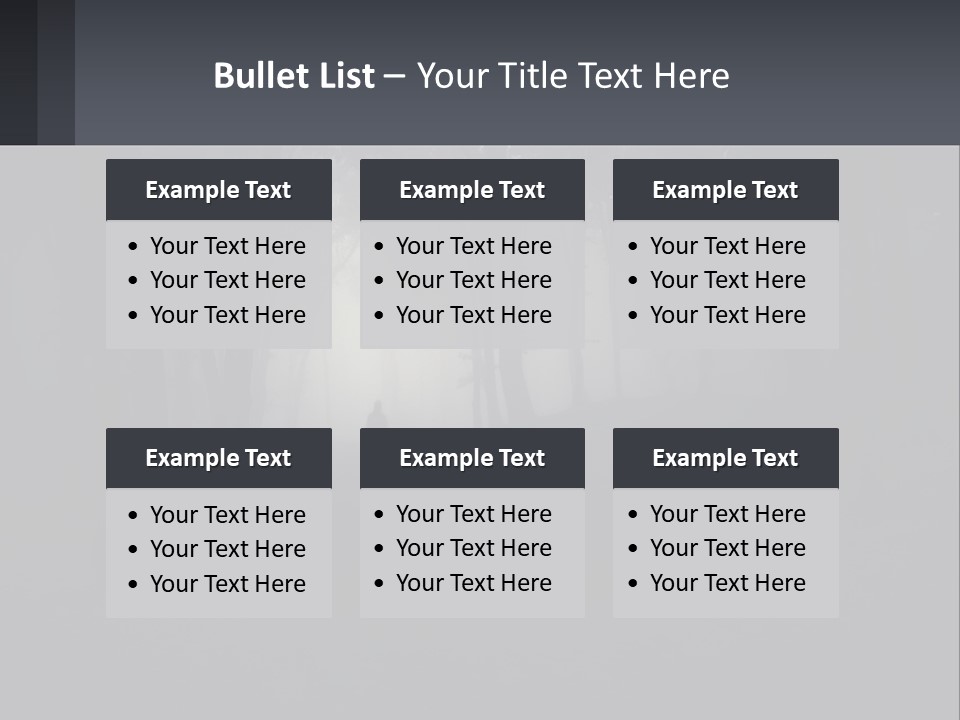 Downtown Cityscape Global PowerPoint Template