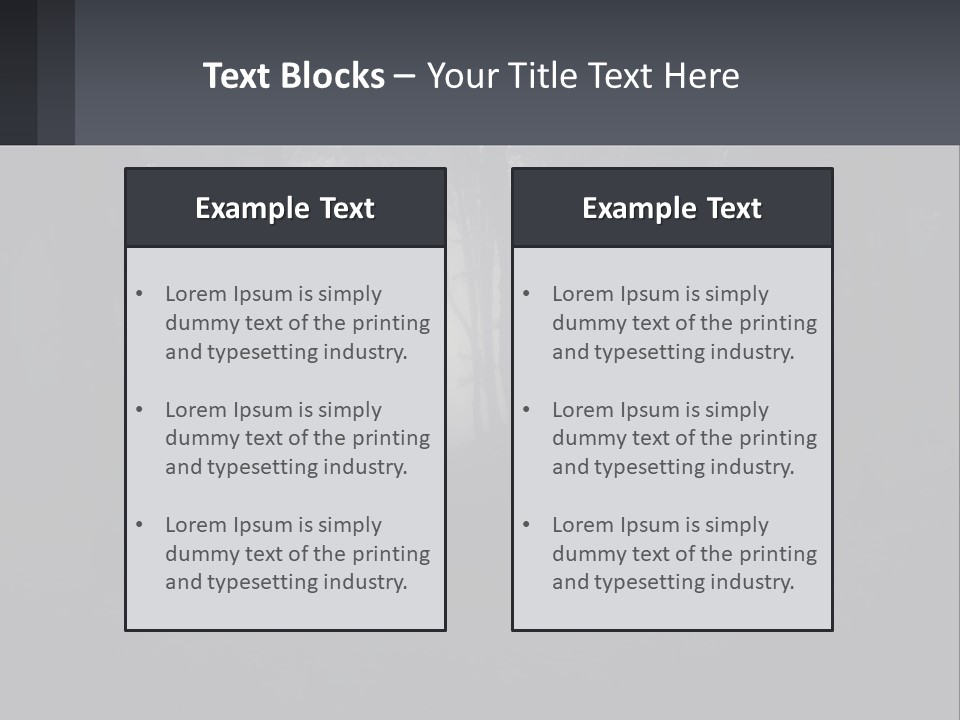 Downtown Cityscape Global PowerPoint Template