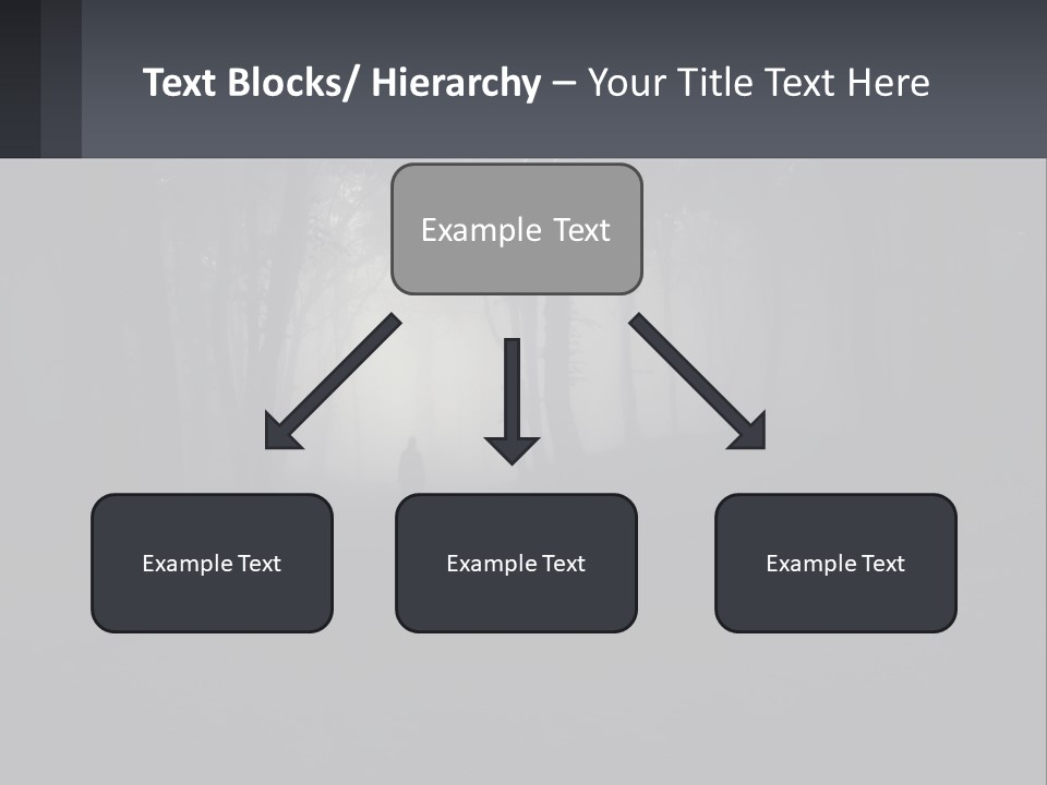 Downtown Cityscape Global PowerPoint Template