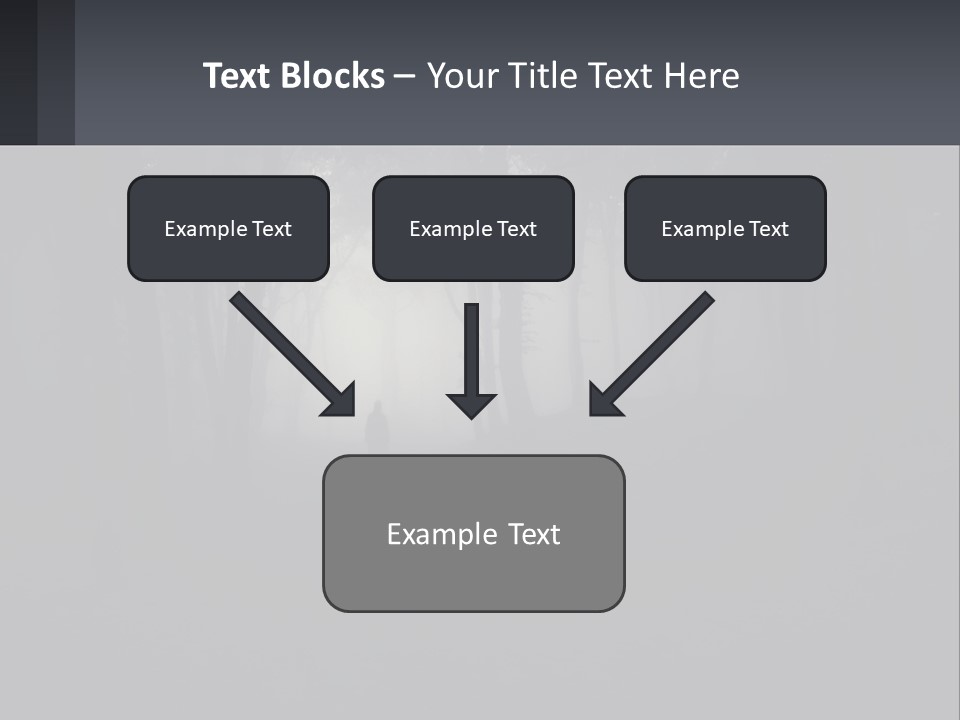 Downtown Cityscape Global PowerPoint Template