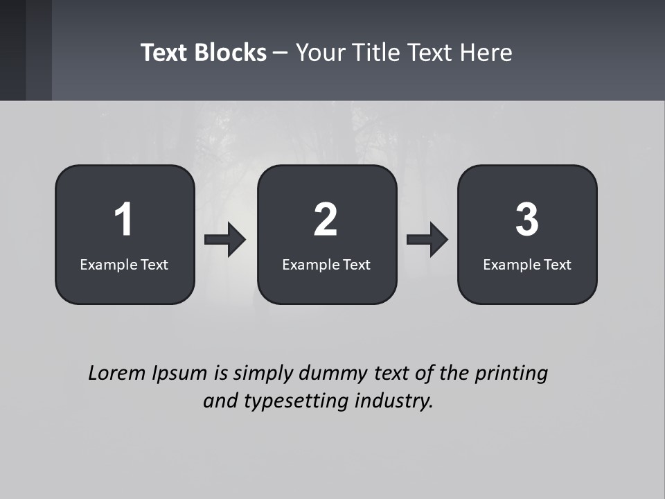 Downtown Cityscape Global PowerPoint Template