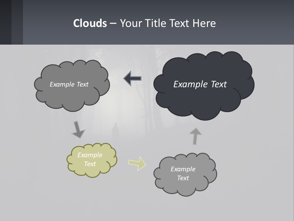 Downtown Cityscape Global PowerPoint Template