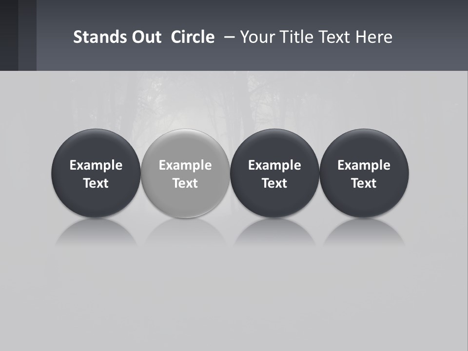 Downtown Cityscape Global PowerPoint Template